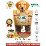 Hipoalerjenik Premium Airdried Barf Günlük Köpek Maması %100 Doğal Eğitim ve Ödül Maması Biftek Li,koruyucu ve Katkı Maddesi Içermez - 0,5 KG