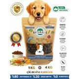Hipoalerjenik Premium Airdried Barf Günlük Köpek Maması %100 Doğal Eğitim ve Ödül Maması Somon&beef Koruyucu ve Katkı Maddesi Içermez - 1 KG