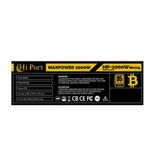 Hiport Maxpower 2000W 1X 20+4Pin 3X Ide 6X Sata 16X 6+2P Mining Power Suply