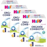 Hipp 1 Bebek Sütü Combiotic 600 gr x 4 Toz Devam Sütü 0-6 Ay İçin Sütlü İçerik