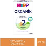 Hipp 2 Organik Devam Sütü 500 gr - Hediyesiz