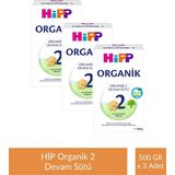 Hipp 2 Organik Devam Sütü 500 gr x 3 Adet - Hediyesiz