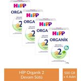 Hipp 2 Organik Devam Sütü 500 gr x 4 Adet - Hediyesiz