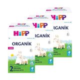 Hipp 2 Organik Keçi Sütü Bazlı Toz Devam Sütü 400 gr x 3 Adet 0-6 Ay İçin Besleyici