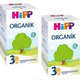 Hipp 3 2x600 gr Organik Devam Sütü