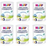 Hipp 3 Organik Combiotic 350 g 6 Adet Sütlü Devam Sütü 12-24 Ay İçin Tamamen Organik