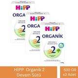 Hipp 3 Organik Devam Sütü 500 Gr X 2 Adet