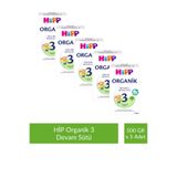 Hipp 3 Organik Devam Sütü 500 Gr X 5 Adet