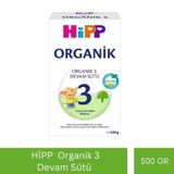 Hipp 3 Organik Devam Sütü 500 Gr