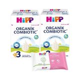 Hipp 3 Organik Devam Sütü Combiotic 600GRX2 Adet (Islak Mendil H
