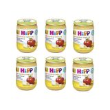Hipp 4+ Ay 6x190 gr Organik Elma ve Muz Püresi Kavanoz Maması