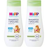 Hipp Babysanft Shampoo + Spülung Sensitive 2x200 ml Çocuk Şampuanı