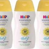 Hipp Babysanft Sonnen Gesichtscreme 30 Faktör Ultra Sensitive 3x50 ml Güneş Kremi