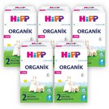 Hipp No:2 Organik Keçi Sütü Bazlı 6. Aydan İtibaren 5x400 gr Devam Sütü