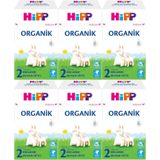 Hipp No:2 Organik Keçi Sütü Bazlı 6. Aydan İtibaren 6x400 gr Devam Sütü