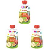 HiPP Organik Çarkıfelek Meyveli Karışık Meyve Püresi 100 G 3lü paket