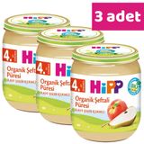 Hipp Organik Şeftali Püresi 3x125 gr Kavanoz Maması