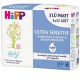 Hipp Ultra Hassas 3x52 Adet Yenidoğan Havlu