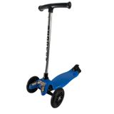 Hippie Scooter 4 Kademeli Yükseklik Ayarlı Mavi 3 Tekerlekli Çocuk Scooter