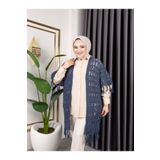 HİRA LİFE FASHİON Kadın Mevsimlik Saçaklı Ve Ajurlu Pamuk Triko Hırka