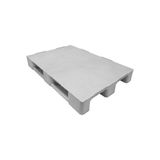 Hira Plastik Palet Gri 3 Kızaklı Plastik Raf Paleti 80X120X15 cm 13 kg