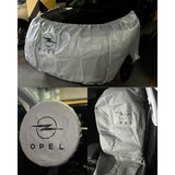 Hira Teknik Oto Servis Koruma Seti 3 Lü Set Koltuk Çamurluk ve Direksiyon Kılıfı - Opel - Gri - Siyah