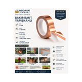 HIRDAVAT ERBABI BAKIR BANT YAPIŞKANLI EN 2 CM BOY 4 METRE KALINLIK 0,04