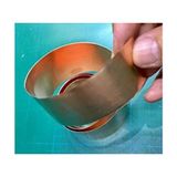 HIRDAVAT ERBABI Bakır Levha 0,10x40x1000 Kalınlık 0,10mm En 4cm Boy 1 Metredir