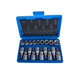 Hırdavat Profesyonel 19 Parça 1/2" Lokmalı Torx Takımı Seti - Krom Vanadyum Çelik