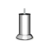hirdavat tools Baza Kanepe Ayağı Metal Krom Ayak Ince Vidalı M8 Diş 10 Cm.