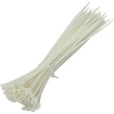 HIRDAWHAT 100 Adet Plastik Cırt Kelepçe Kablo Bağı Kablo Düzenleyici 3.6 x 200 mm