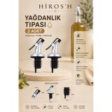 HİROS'H 2 Adet Yağdanlık Tıpası Akıtmaz Yağdanlık Ucu Sızdırmaz Silikon Tıpa