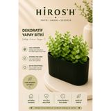 HİROS'H Modern Tasarım Dekoratif Yapay Bitki Yeşil