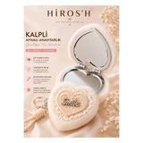 HİROS'H Peluş Dokulu Mini Cep Aynası