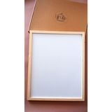 Hiruko Tasarım Atölyesi Ahşap Çerçeve 40 X 50CM Premium Frame Puzzle Forma Düğün Nişan Fotoğraf Çerçevesi - Natural Ahşap