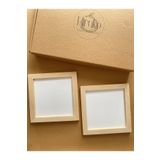 Hiruko Tasarım Atölyesi Ahşap Çerçeve Iç Ölçü 15x15 Cm 2'li Premium Frame Ahşap Anı-fotoğraf Çerçevesi