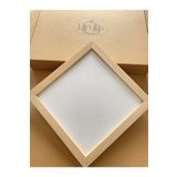 Hiruko Tasarım Atölyesi Ahşap Çerçeve Iç Ölçü 20x20 Cm 2'li Premium Frame Ahşap Anı-fotoğraf Çerçevesi