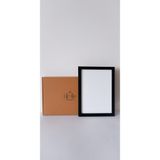 Hiruko Tasarım Atölyesi Ahşap Çerçeve Iç Ölçü 35X25 cm Premium Frame Siyah & Beyaz & Ahşap Puzzle-Anı-Fotoğraf Çerçevesi