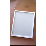 Hiruko Tasarım Atölyesi Ahşap Çerçeve Iç Ölçü 35X45 cm Premium Frame Siyah & Beyaz & Ahşap Puzzle-Anı-Fotoğraf Çerçevesi - 35 x 45