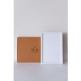 Hiruko Tasarım Atölyesi Ahşap Çerçeve Iç Ölçü35x45 Cm Premium Frame Siyah & Beyaz & Ahşap Puzzle-anı-fotoğraf Çerçevesi