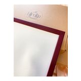 Hiruko Tasarım Atölyesi Ahşap (Postersiz) Bordo Çerçeve Premium Frame Anı-Düğün-Nişan-Puzzle Çerçevesi