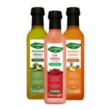 His Natural Gül Ananas Enginar Sirkesi Hızlı Toksin, Içilebilir Doğal 3'Lü Set