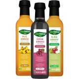 His Naturel Alıç Üzüm Elma Sirkesi Yıllanmış Hızlı Toksin, Içilebilir Doğal 3'lü Set - 500 ml