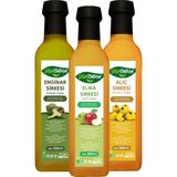 His Naturel Enginar Elma Alıç Sirkesi Yıllanmış Hızlı Toksin, Içilebilir Doğal 3'lü Set - 500 ml