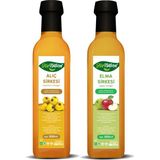 His Naturel Organik Yıllanmış Alıç ve Elma Sirkesi Doğal Fermantasyon 2'li Set 500 Ml.