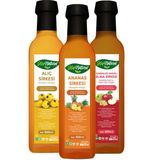 His Naturel Sandaloz Sakızlı Elma Alıç Ananas Sirkesi Yıllanmış Hızlı Toksin, Içilebilir Doğal 3'lü Set - 500 ml