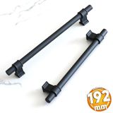 Hisar 192 Mm Siyah Kulp Mobilya Cekmece Mutfak Dolap Kapak Dolabi Kulbu Kulplari Kulpu Metal 19.2 Mm
