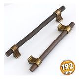 Hisar Eskitme Antik Sarı Metal 192 Mm Tırtıklı Desen Mobilya Mutfak Dolap Kulpu Kulbu Kulpları