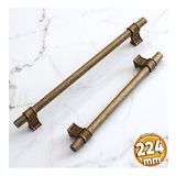 Hisar Eskitme Antik Sarı Metal 224 Mm-22.4 Cm Mobilya Mutfak Çekmece Dolap Kulpu Kulbu Kulpları