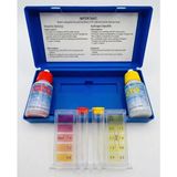Hisar Havuz Profesyonel Havuz Suyu Test Kiti - Klor ve Ph Ölçer Seti - Sıvılı Kutulu - 41 Delft Blue
